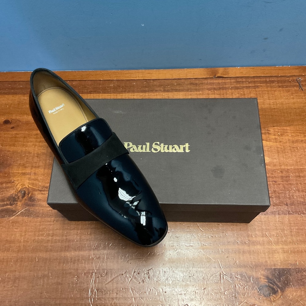 Paul Stuart Patent Leather Tuxedo Shoes